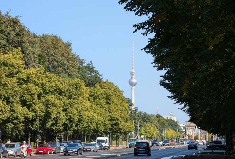 Berliin, Tiergarten ja teletorn.